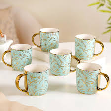Ceramic cup set S/6